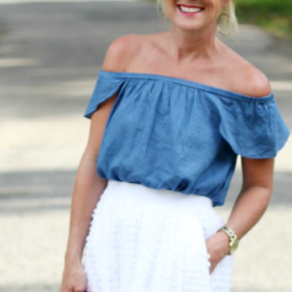 Madewell off the shoulder top